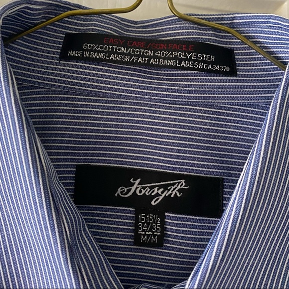 NWOT Blue Striped Button Down Shirt - Picture 8 of 8